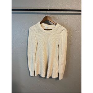Athleta Tan Wool Sweater Size Small